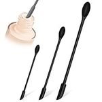 Mini Silicone Spatula, Small Silicone Spoons and Spatula Jar Scraper for Makeup Narrow Bottle, Heat Resistant BPA Free Long Handle Silicone Lotion Stirrer Get Last Drop from Bottles