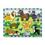 Melissa & Doug Kids Pet Puzzle , 8 Piece, Multicolour