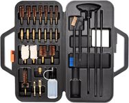 BOOSTEADY Gun Cleaning Kit Elite Edition for Rifles Universal Handgun Shotgun Pistol Rifle Cleaning kit for .22 .357/9MM .30 .40 .45 .243 .270 12GA 20GA All Calibers and Portable Brass Brush with Case