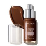 Revlon Illuminance Skin-Caring Liquid Foundation, Hyaluronic Acid, Hydrating and Nourishing Formula with Medium Coverage, 613 Honey Java (Pack of 1)