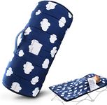 Nap Mat with Pillow and Fleece Blanket for Regalo My Cot/Joovy Travel Cot, Super Soft & Skin Friendly, Perfect Kids Sleeping Mats/Sleeping Bag for Preschool Daycare Boys and Girls, Navy