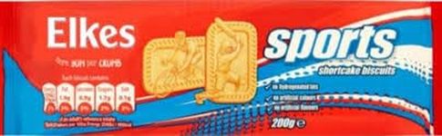 Elkes Sports Biscuit Shortcake Foxs 200g FULL BOX OF 12