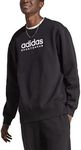 adidas Men's All SZN Fleece Graphic Sweatshirt, Black, XX-Large