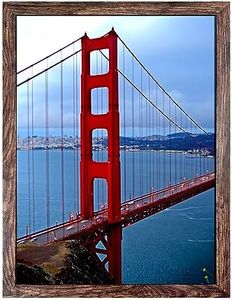 BESCRCL 18x24 Poster Frame, Picture Frames for Wall, Single, Brown