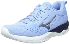 Mizuno Women's Wave Revolt Running Shoe, Placidb Metallicg Polarn, 6.5 UK