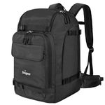 Unigear Ski Boot Bag, 70L Skiing Boot Travel Backpack for Ski Helmet, Goggles, Gloves, Skis, Snowboard & Accessories(Black,70L)