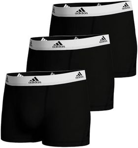 adidas Multipack Trunk (3 Unidades) Ropa Interior, Black, XL (Pack de 3) para Hombre