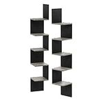 Furinno Wall Mounted Shelves, Wood, Espresso, one size