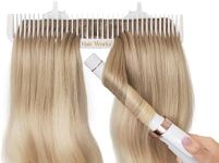 Hair Works ULTRA Hair Extension Holder - Professionally Designed to Securely Hold Extra Wide Wefts including Halos, Hand Tied Wefts, Beaded Wefts and Full Bundles While You Wash, Color, Style & Store