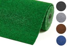 misento Artificial Grass Outdoor with Nubs, Weatherproof and Easy to Clean, Suitable as a Balcony Rug or Lawn Rug Outdoor, Easy to Install, 133 x 200 cm, Green