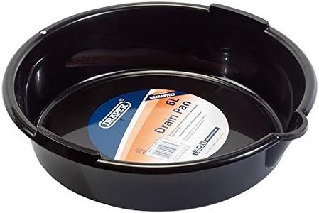 Draper 15086 Oil Fluid Drain Pan, 6 Litre Capacity