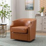 Olela Swivel Accent Chair Leather F