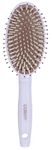 Conair Double Ceramic Cushion Blow Drying Brush for Women, Men All Hair Types-Lengths (58761WC-4CT), White