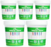 5 Pack Easy@Home Drug Test Cup for 5 Popular Drug Tests Marijuana (THC),Amphetamine (AMP),Cocaine (COC), Methamphetamine (MET), Opiate (OPI 2000) - #ECDOA-254