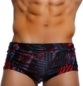 Men Push-Up Pad Swimming Briefs Padded Enlarge Sexy Swimwear Sunbath Surf Beach Shorts (Black,Tag XL (US L))