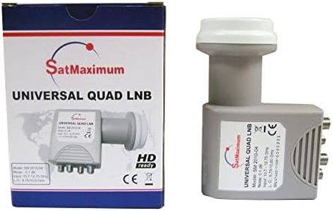 FTA Universal Ku Band LNB Quad 0.1dB Satellite Dish LNBF Linear Polarized (0.1 dB Quad)