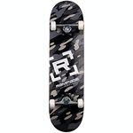 Rampage Camo Black 8.0" Complete Skateboard - 7-Ply Maple Wooden Skateboards for Kids and Beginners