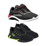 BRUTON Combo Pack of 2 Sport Running Shoes for Men's & Boy's : Size - 6