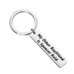 TGBJE Spencer Reid Keychain Spencer Reid Fans Gifts Criminal Minds TV Series Gifts My Other Boyfriend Is Spencer Reid Criminal Minds Jewelry (C-Reid Keychain)