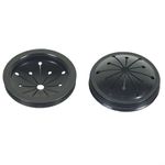 2Pcs 3 Inch Garbage Disposal Splash Guard, Collar Sink Stopper Universal, Rubber Food Waste Disposer Accessories Sink Strainer Cover For Waste Kitchen(splash guard)