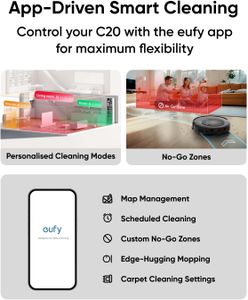 eufy Omni C20 Robot Vacuum – Smart Self-Cleaning, Powerful Suction