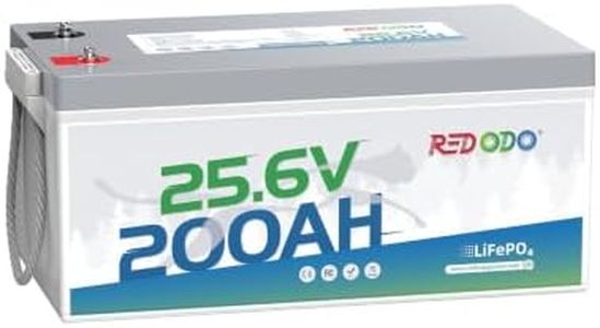 Redodo 24V 200Ah LiFePO4 Battery, Group 8D, 200A BMS