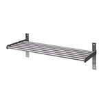 IKEA GRUNDTAL - Wall shelf Stainless steel