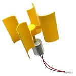 SNAPPSY Mini Vertical Wind Generator Micro Wind Turbines Blades Generator Set Kits