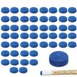 50 PCS Snooker Cue Stick, 9mm Pool Stick Tips for Professional and Recreational Players, Durable Cue Tips for Enhanced Gameplay, Compatible with Snooker and Pool Cue Sticks