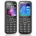 uleway Feature Phone 4G Unlocked Basic Mobile Phone Backup Mobile Phone UK Sim Free with Bluetooth 1000mAh Long Battery Life Dual Sim Pay As You Go Phone all carriers