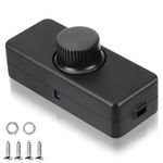 Linkstyle Dimmer Switch For LED Lights, Inline Dimmer Light Switch 220V-240V Trailing Edge for 3-100W Dimmable Lamp
