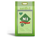 N1 NatureLife Tofu Cat Litter 8L/2.85kg - Natural, Biodegradable, Clumping, and Odor-Control Plant-Based Cat Litter Made from Soybean Residue - Environmentally-Friendly, Low-Tracking (Charcoal)