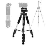 Movo MV-T5 Full-Size Aluminum Tripod with Video Pan Head