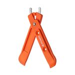 Granite Talon Bike Tire Levers with Bicycle Chain Master Link Pliers Function, Bike Chain Quick-Link Removing Tools, Bike Tool Kit for Mountain Bike, Road Bike, BMX Bike (Orange)