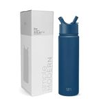 Simple Modern Kids Water Bottle with Straw| Leak Proof Insulated Stainless Steel Bottle for Girls, Boys | Summit Collection | 22oz | Slumberland