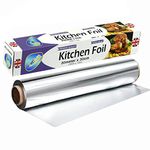 STERLING PRODUCTS 30m Extra Long Aluminum Foil Roll, Large Pack Heavy Duty Foil Roll 30m x 30cm (Packaging may vary)