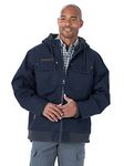 Wrangler Riggs Workwear Men's Tough Layers Canvas Work Jacket, Dark Navy, X-Large Tall