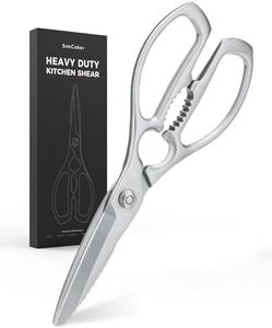 SimCoker Kitchen Shears – Heavy-Duty Kitchen Scissors for Food | Ideal for Meat, Poultry & Vegetables | 3Cr14 Stainless Steel | Forged for Strength | Dishwasher Safe