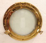 12" Brass Porthole Windows Glass An