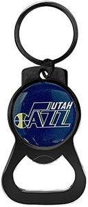 Aminco NBA Utah Jazz Black Bottle Opener Keychain