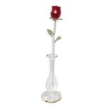 BANBERRY DESIGNS Crystal Rose - Forever Flower - Bud Vase - I Love Your Husband, Wife, Girlfriend, Boyfriend, Mother's Day Valentine's Day