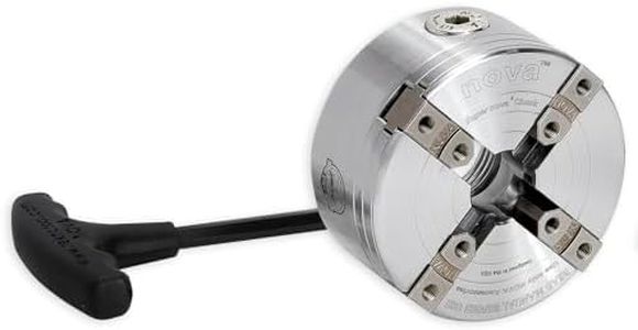 NOVA 23282 LITE SuperDirect Thread 1-1/4 in. - 8 TPI Wood Lathe Chuck, Body Only Companion Set