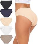 Womens Underwear Mesh Quick Dry Panties Moisture Wicking Travel Underpants（RCA7002-Coffe-L）