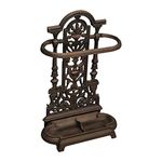 Selections Cast Iron Traditional Umbrella Storage Stand with Drip Tray