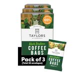 Taylors of Harrogate Rich Italian Coffee Bags, 3 Boxes of 10 (Total 30 Bags)