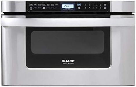 Sharp KB-6524PS 24-Inch Microwave Drawer Oven, 1.2 cu. ft., Stainless Steel