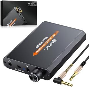 Neoteck Portable 3.5mm Headphone Amplifier Two-Stage Gain Switch, 16-150 Ohm, Aluminum Matte Surface