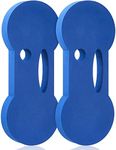 Lewtemi 2 Packs Water Exercise Discs Hand Held Water Weight Exercise Equipment Pool Exercise Equipment for Adults Water Aerobics Resistance Training, Blue