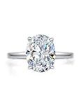 Oivley 3.5CT Oval Solitaire Engagem