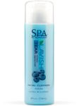 SPA by TropiClean Dog Tear Stain Remover Grooming Supplies - Cleansing - Soothes, Exfoliates, Hydrates - For Dogs and Cats - Oatmeal and Blueberry, 236 ml